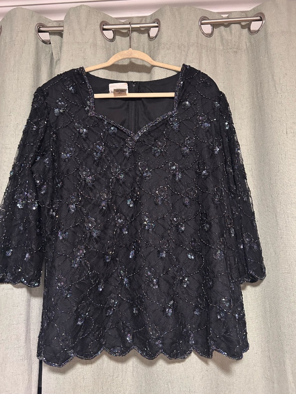 Fashion Bug, Women's, sz20, Black, Sparkly Blouse